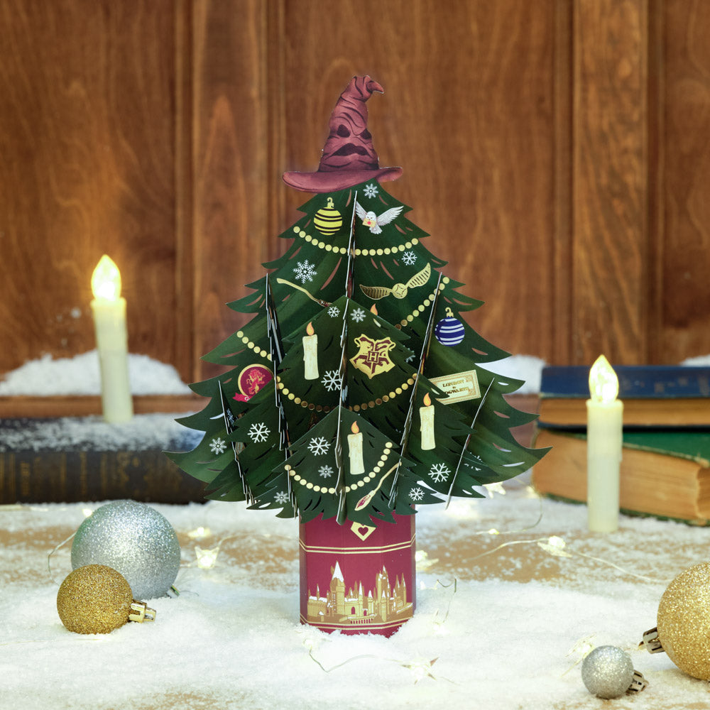 Harry Potter Christmas tree - A Snitch, Hogwarts acceptance letter