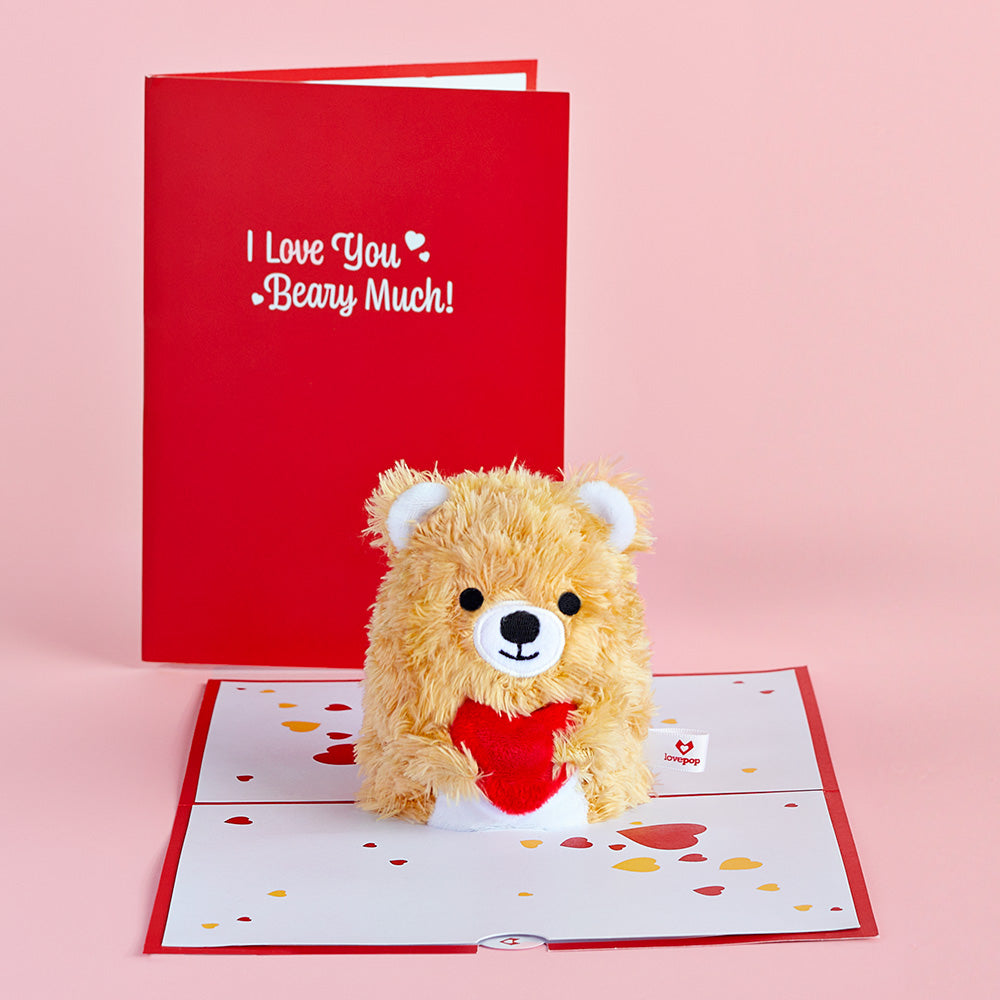 You're The Beary Best' Plushpop Card