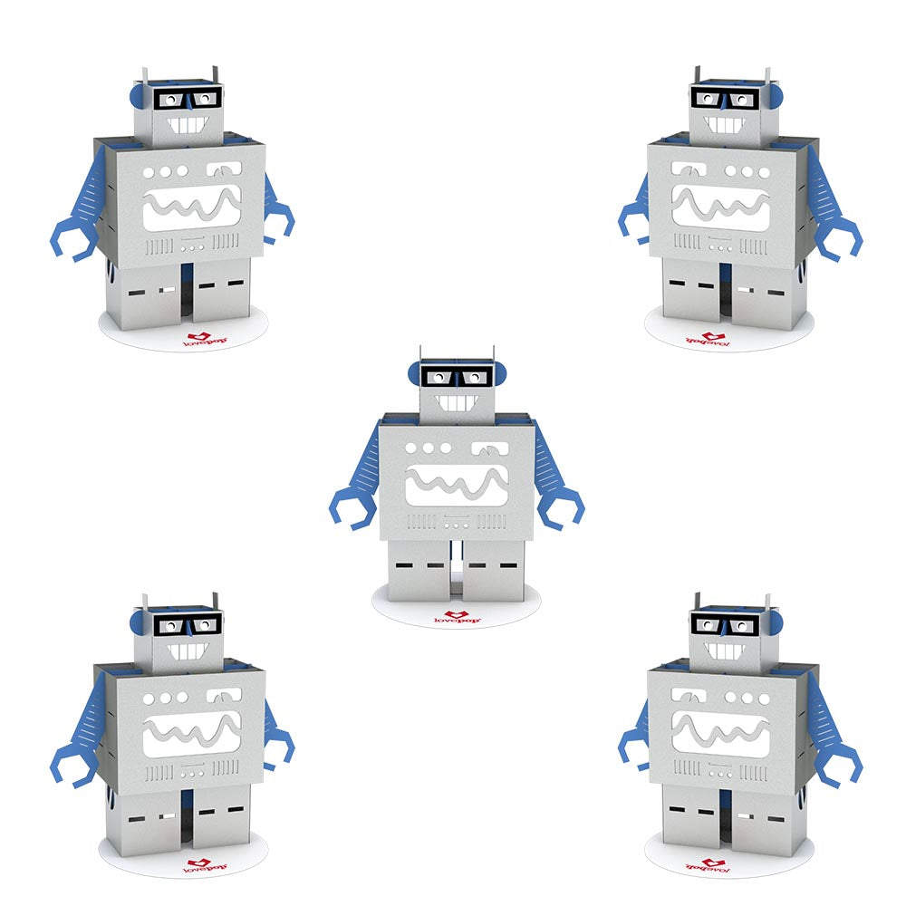 Stickerpop : Robot (5-Pack)