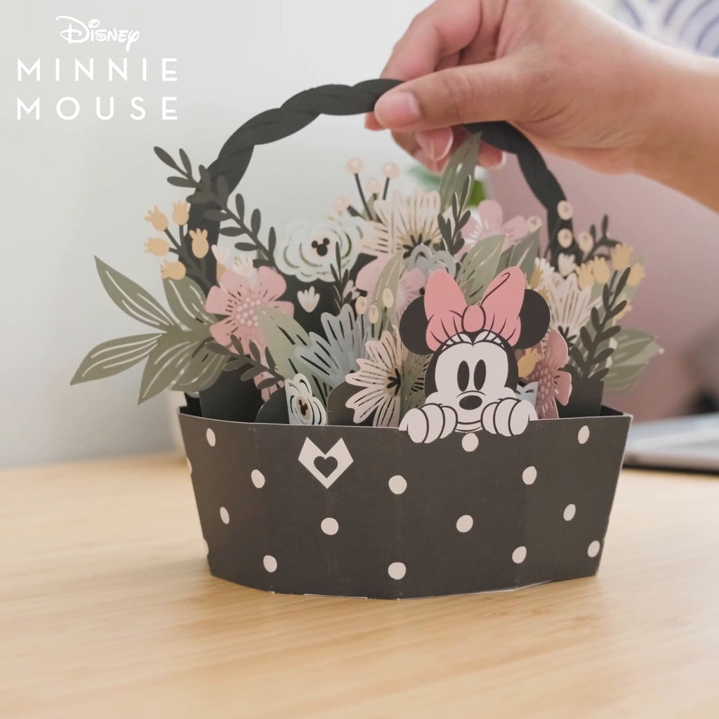 Lovepop Tarjeta del Día de la Madre Disney Minnie Flor Cesta Decoración :  Productos de Oficina 