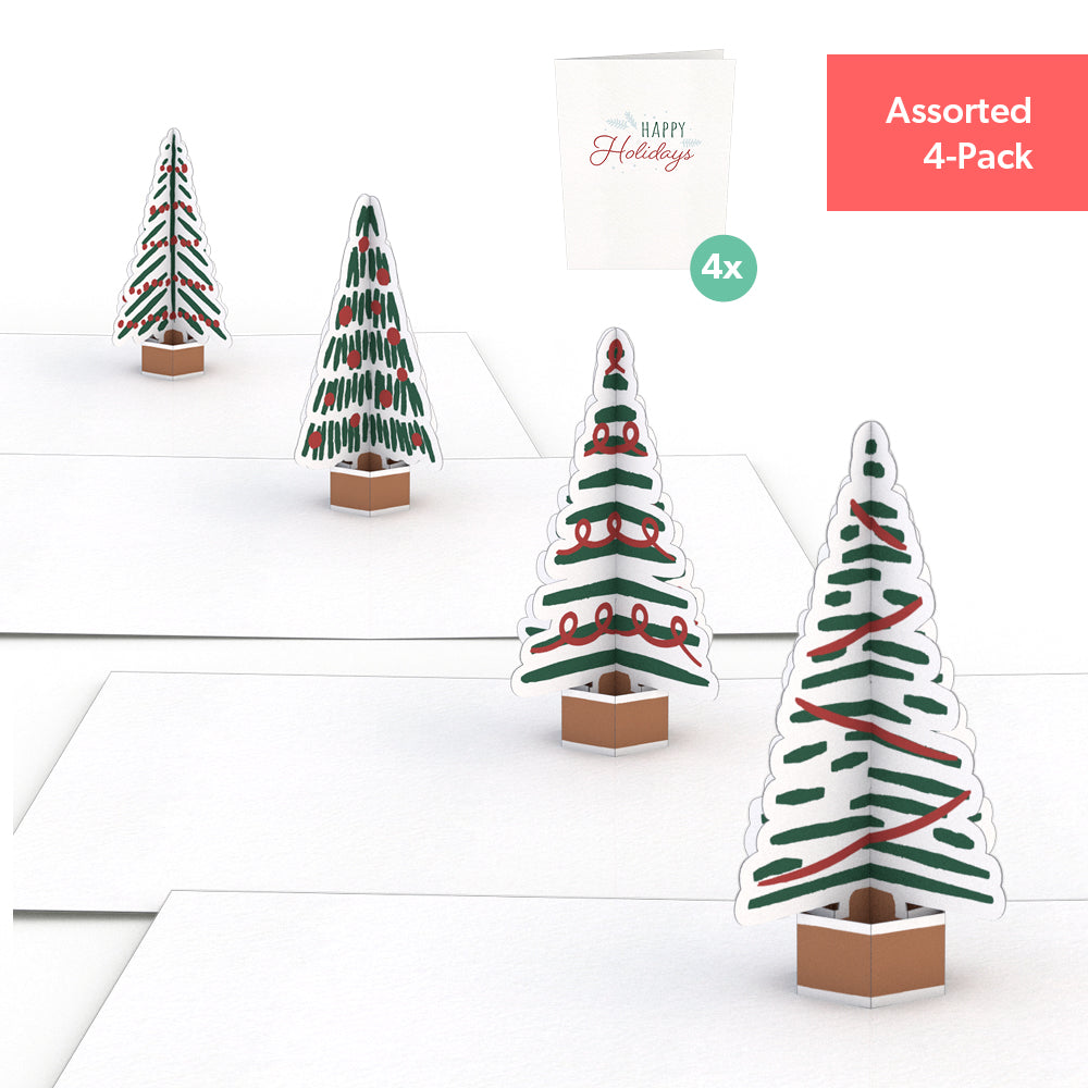 Festive Christmas Tree 12-Pack – Lovepop