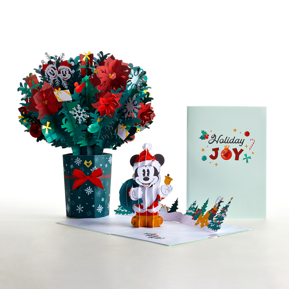 Gift Tag 4-Pack: Disney's Mickey Mouse Merry Holiday – Lovepop