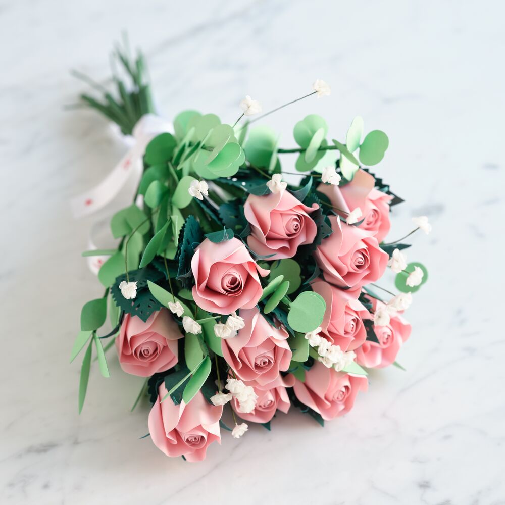 Handcrafted Paper Flowers: Roses (6 Stems) – Lovepop
