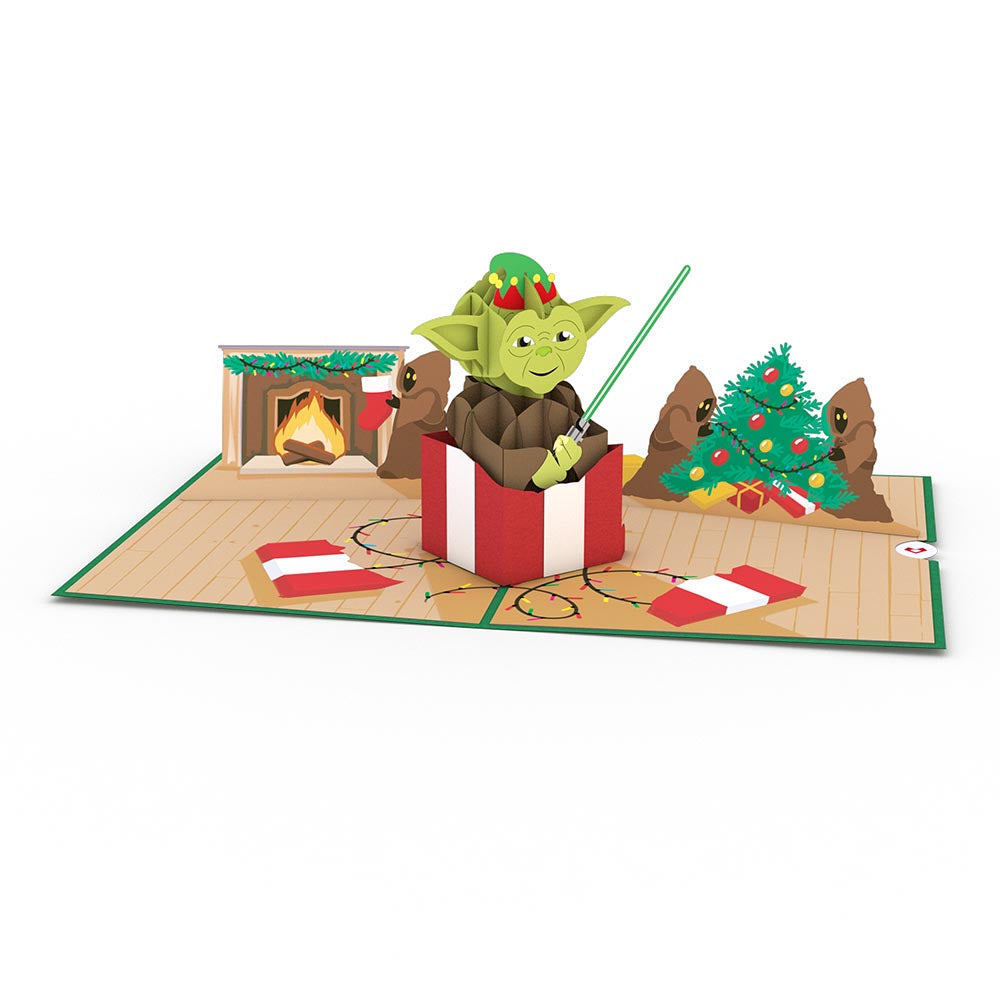 Star Wars Yoda Present Pop Up Card Lovepop