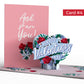 Valentine's Day Roses 4-in-1 Nesting Card