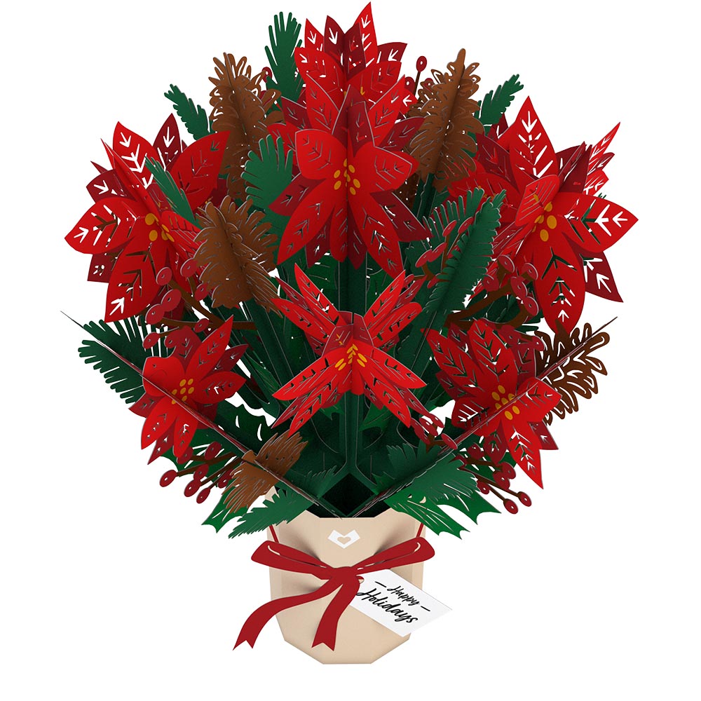 Christmas Poinsettia Bouquet