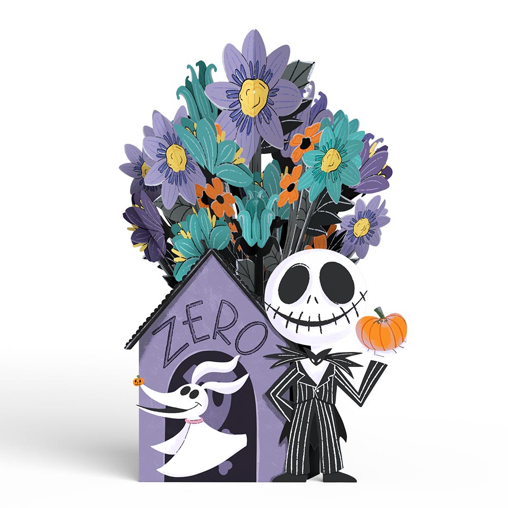 Disney Tim Burton’s The Nightmare Before Christmas Jack Skellington Flower Buds Bouquet