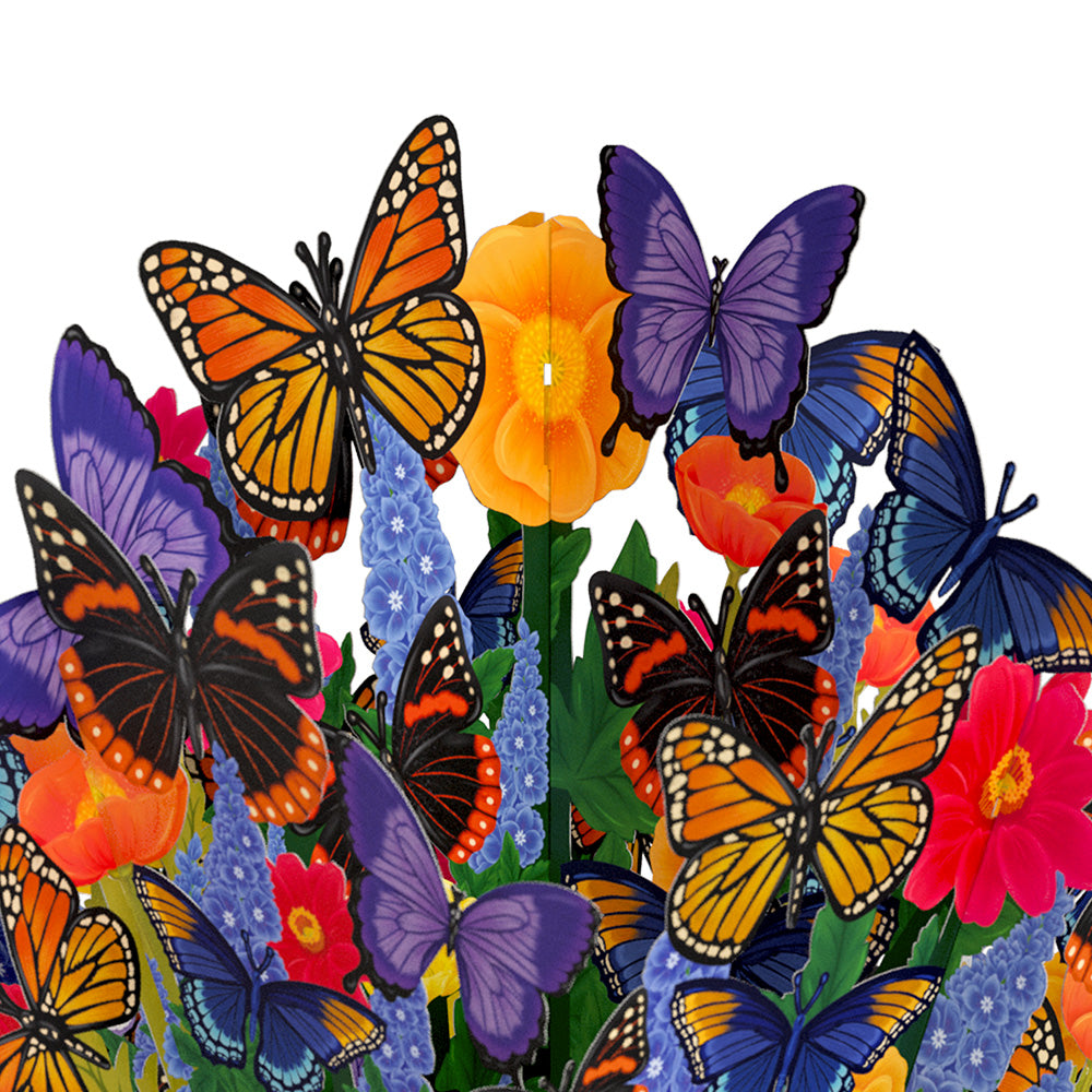 Spread Your Wings Butterfly Pop-Up Card & Bouquet Bundle