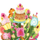 Wishing You a Happy Birthday Pop-Up Card & Bouquet Bundle