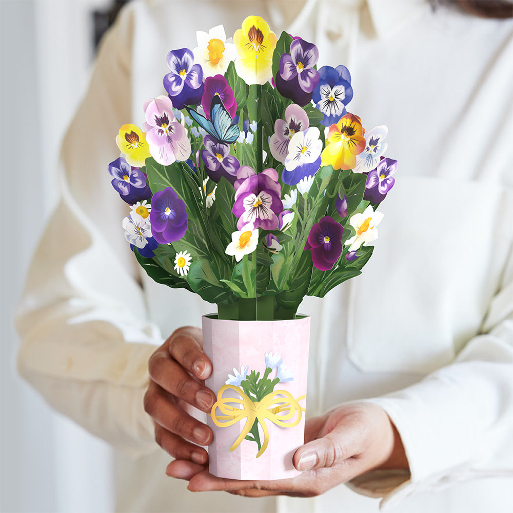 Pansy Bouquet – Lovepop