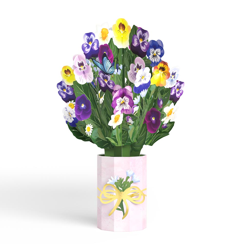 Birthday in Bloom Pop-Up Card & Bouquet Bundle