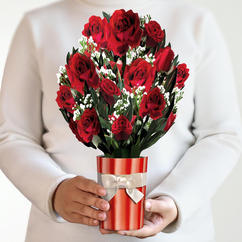 Romantic Red Roses Bouquet