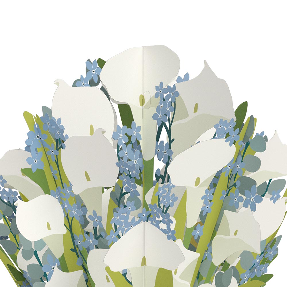 Deepest Sympathy Calla Lilly Bouquet