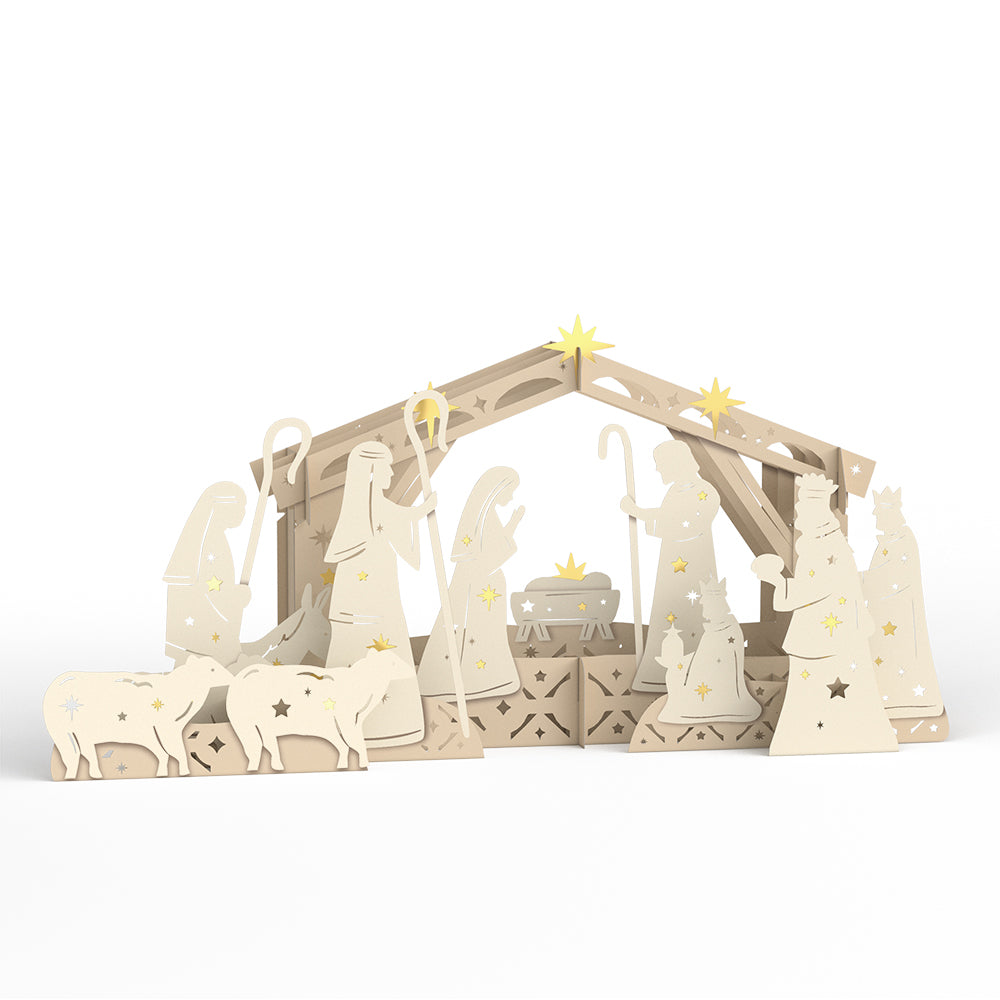 Elegant Nativity Decor Giant Pop-Up Gift