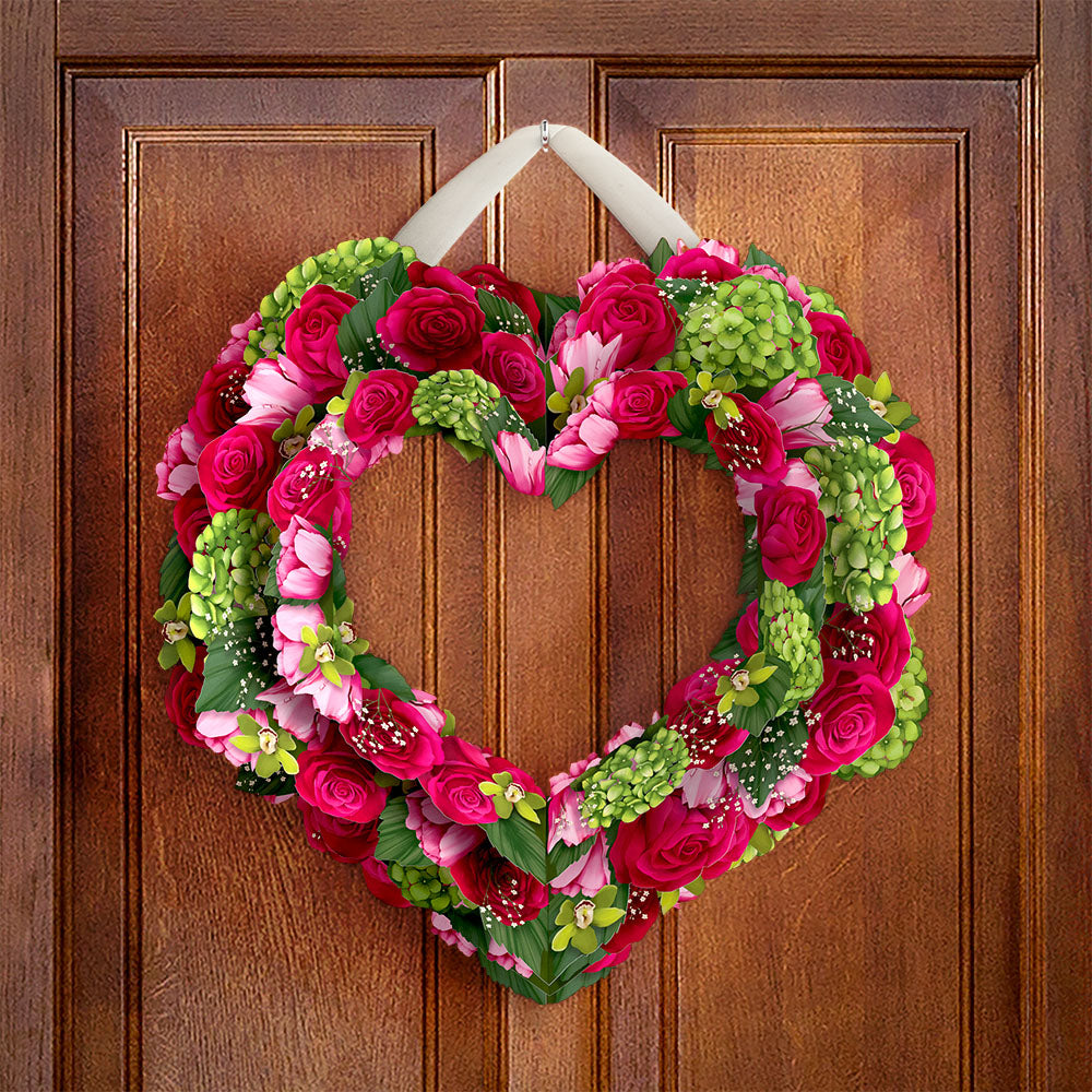 Rose Heart Wreath