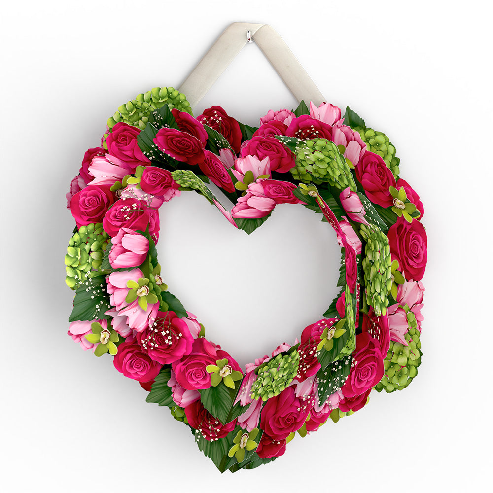 Rose Heart Wreath