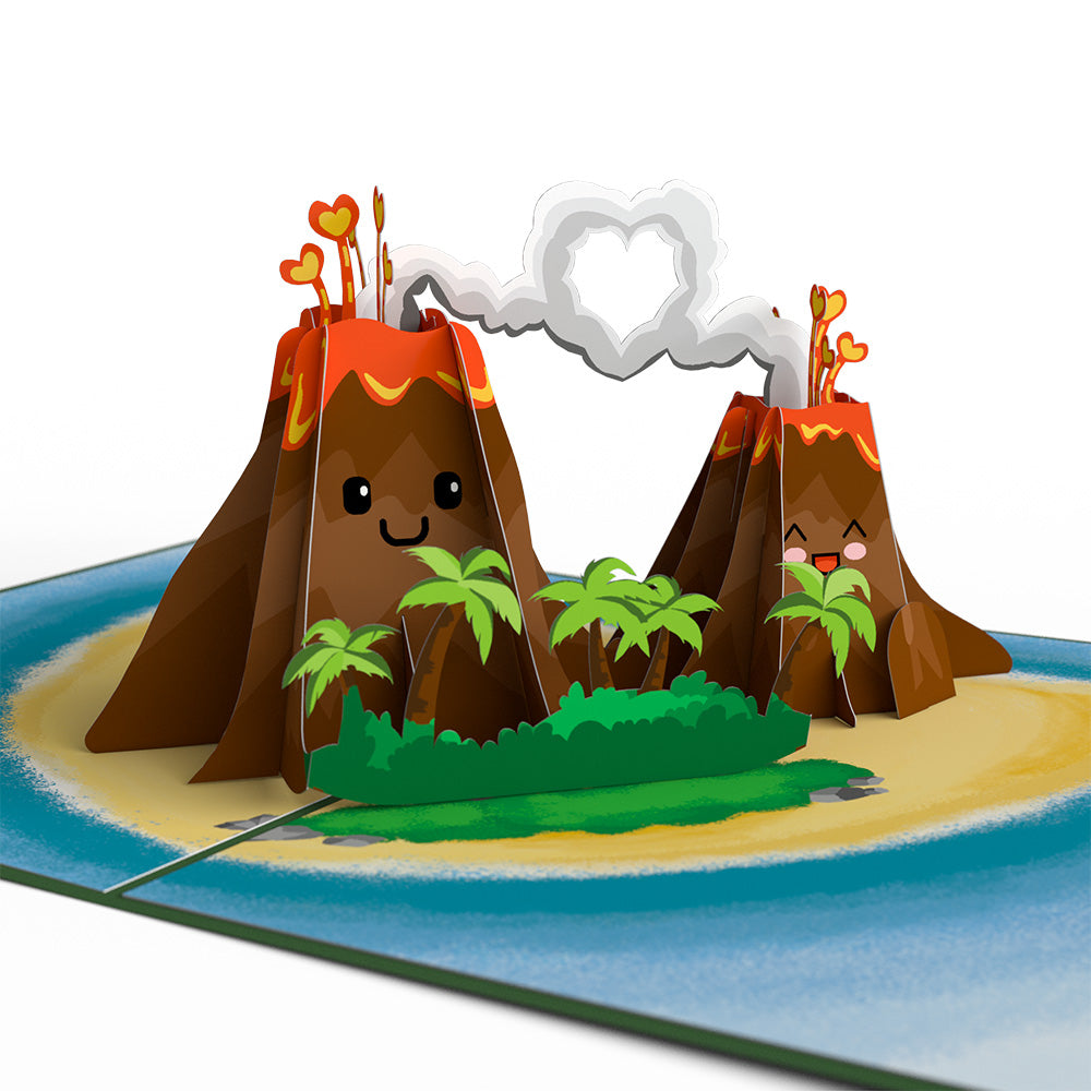 I Lava You Valentine Pop-Up Card and Sentiment Set for Wife