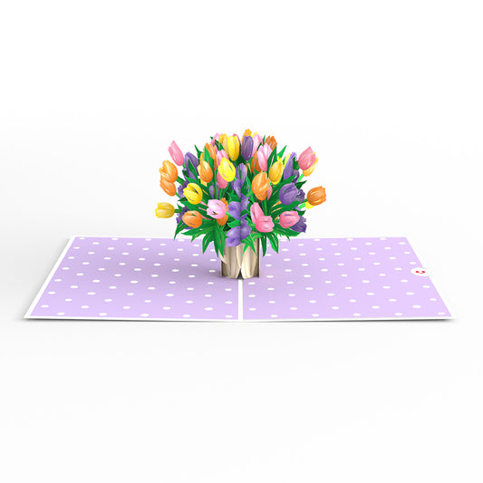 Tulips Pop-Up Card