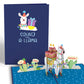 Happy Birthday Llama Pop-Up Card