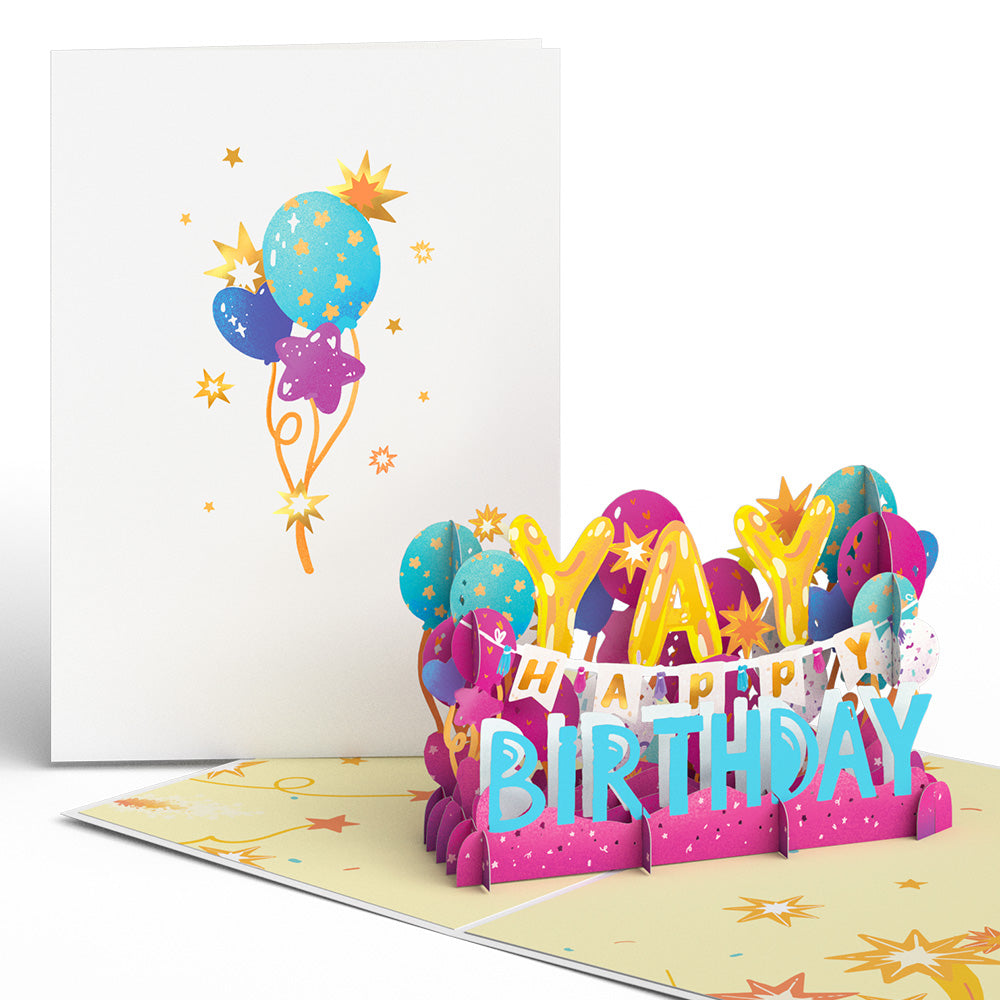 Birthday Celebration Pop-Up Card