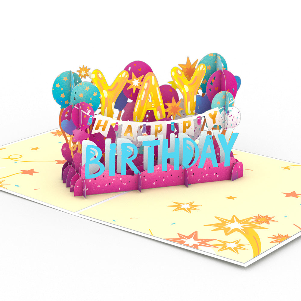 Birthday Celebration Pop-Up Card