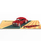 Happy Birthday Classic Car Pop-Up Card