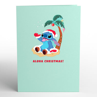 Disney’s Stitch Aloha Christmas! Pop-Up Card