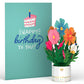 Happy Birthday Card with Mini Bouquet