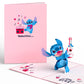 Disney's Stitch Rockin' Valentine Pop-Up Card