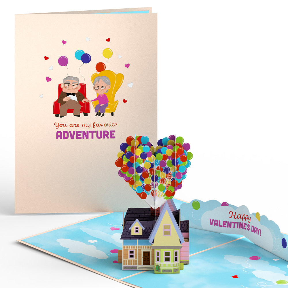 Disney and Pixar Up My Greatest Adventure Valentine Pop-Up Card