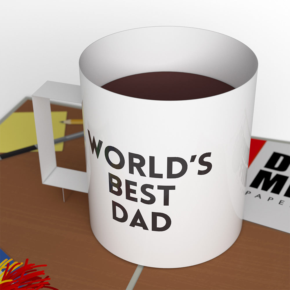 The Office World’s Best Dad Pop-Up Card