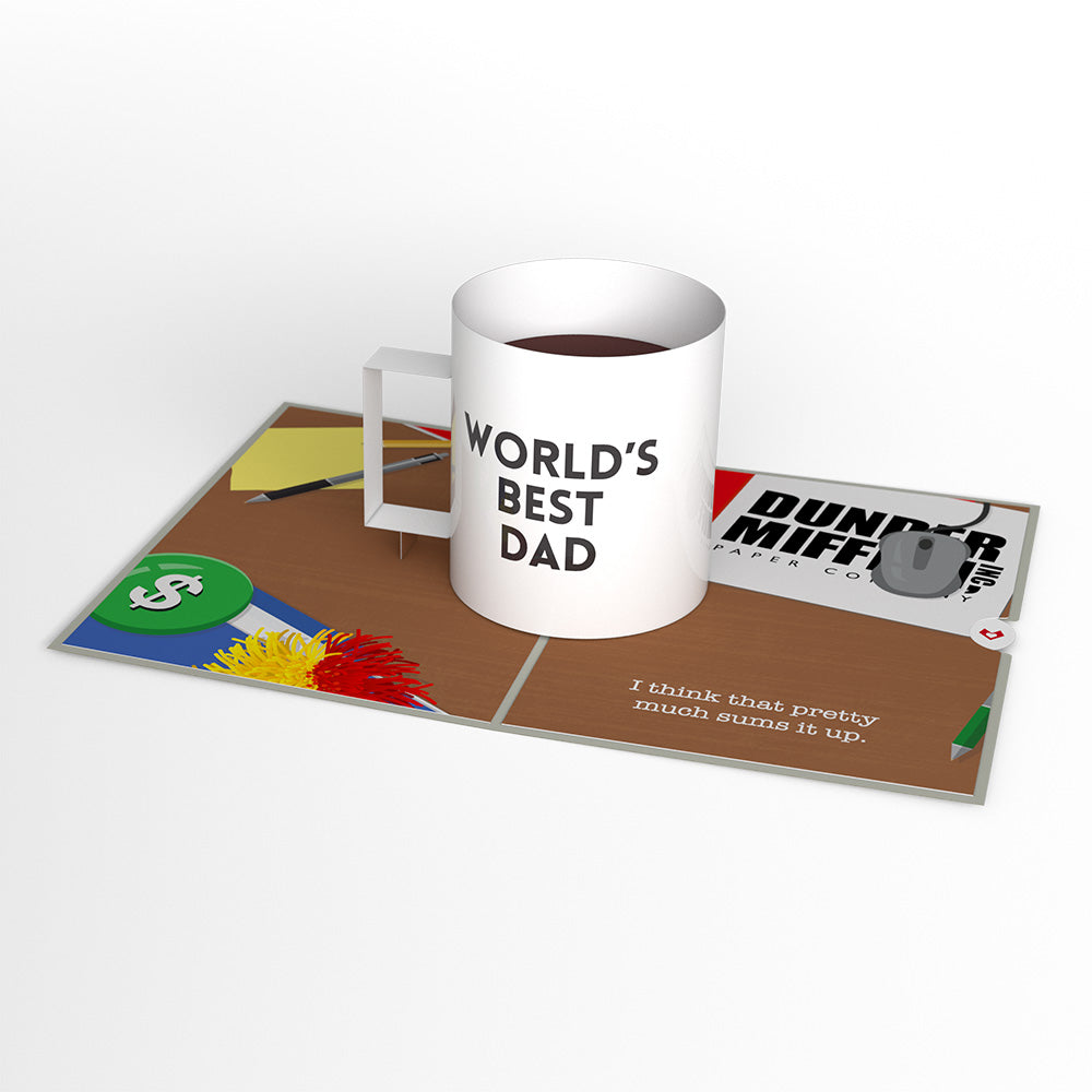 The Office World’s Best Dad Pop-Up Card