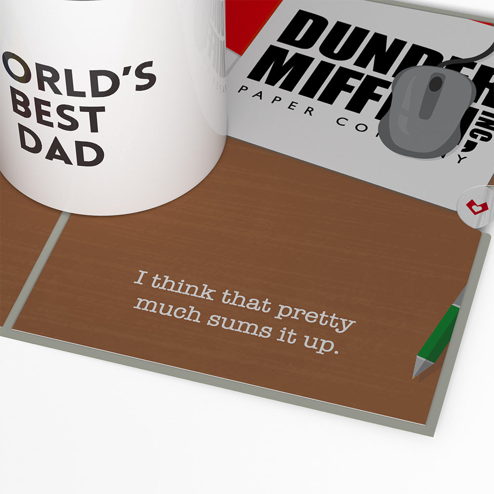 The Office World’s Best Dad Pop-Up Card