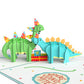 Birthday Dinosaurs Pop-Up Card