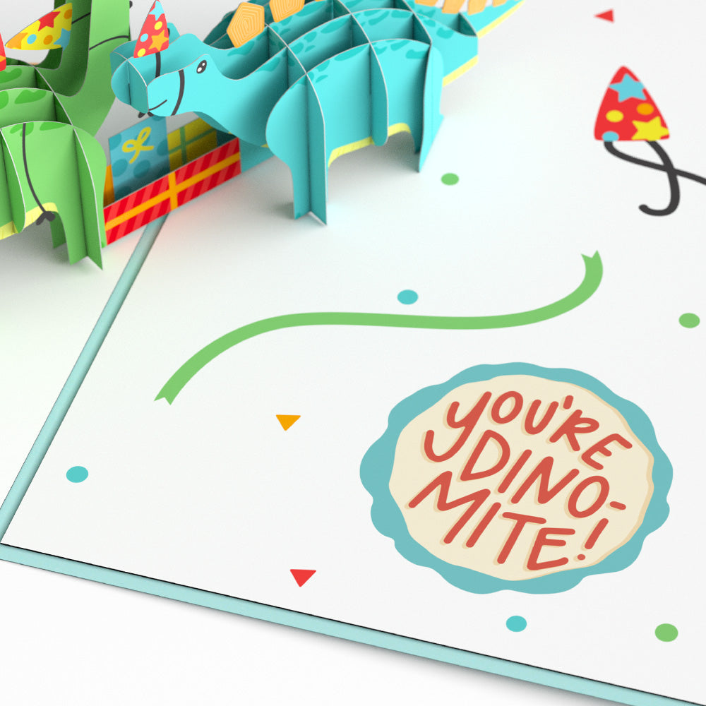 Birthday Dinosaurs Pop-Up Card