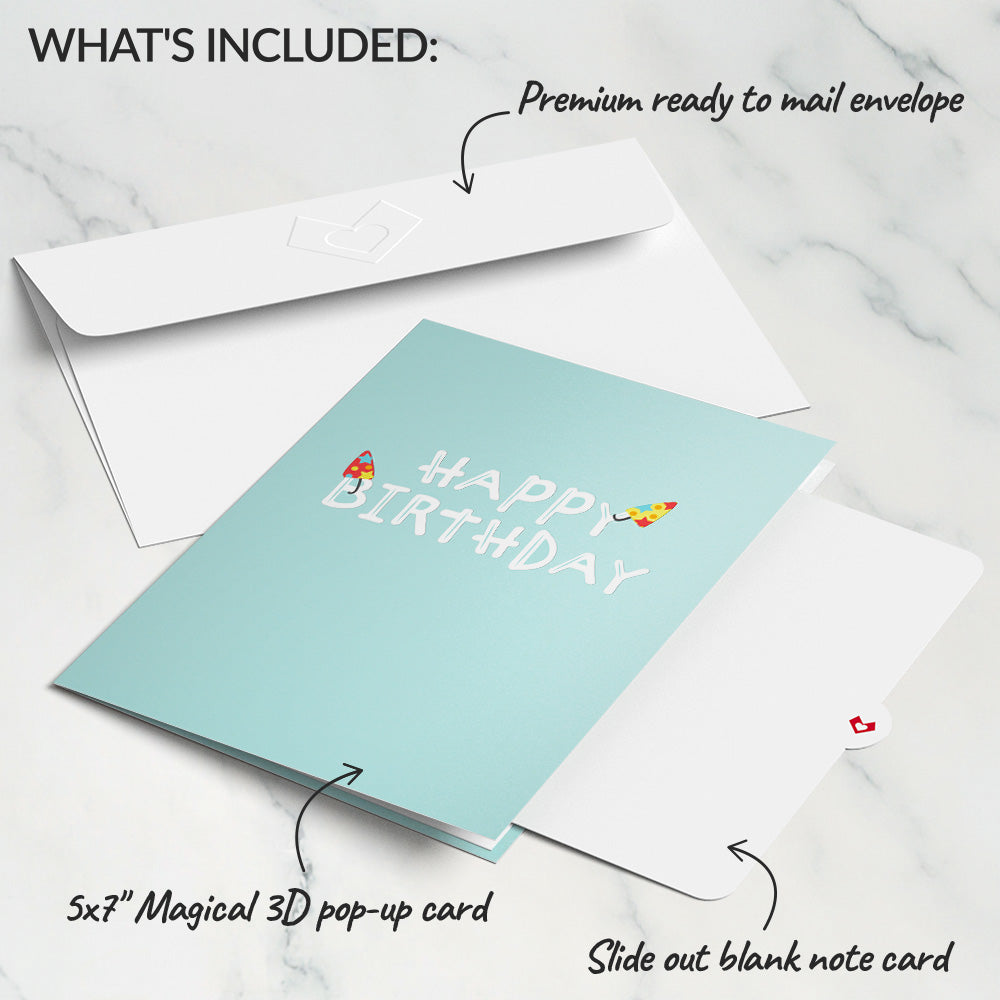 Birthday Dinosaurs Pop-Up Card