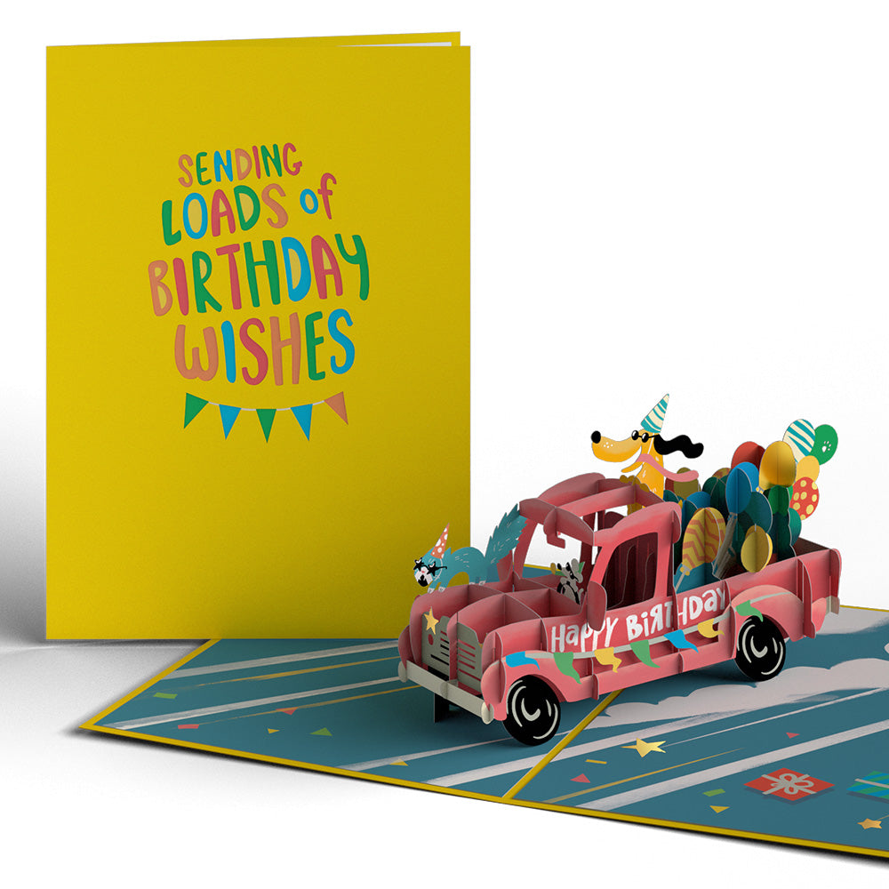 Birthday Truck Pop-Up Card