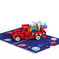 Truckloads of Birthday Wishes Pop-Up Card