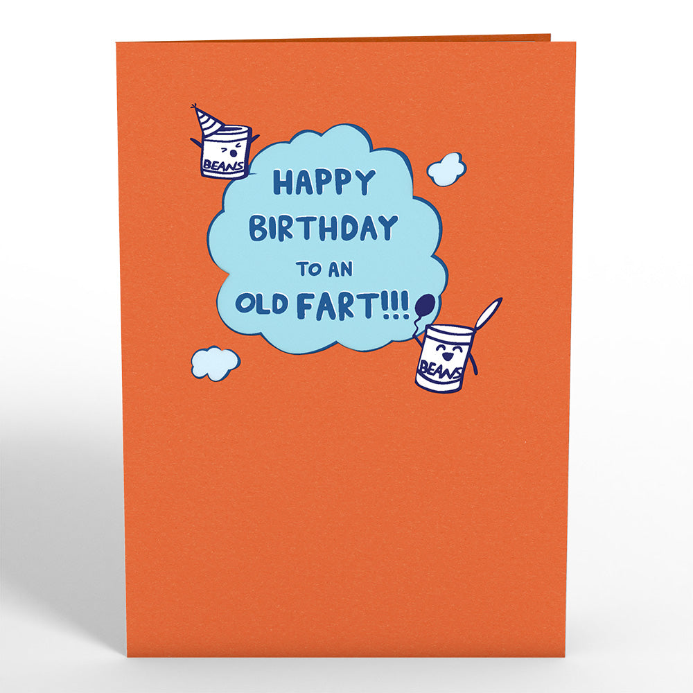 Happy Birthday to an Old Fart Pop-Up Card