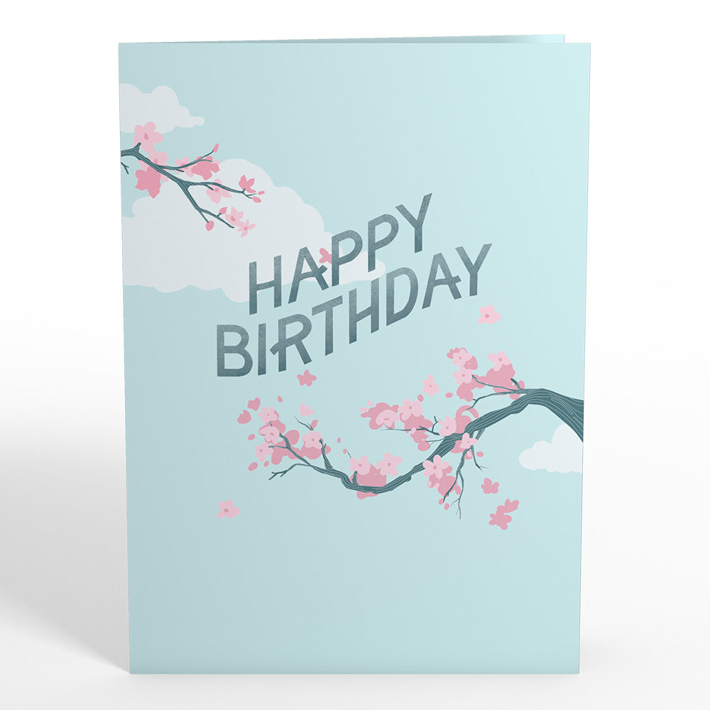 Birthday Cherry Blossom Pop-Up Card