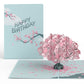 Birthday Cherry Blossom Pop-Up Card