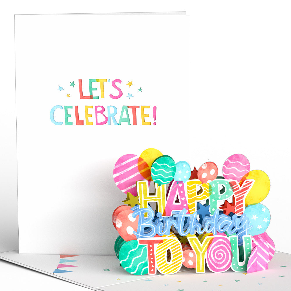 Let's Celebrate Birthday Pop-Up Card