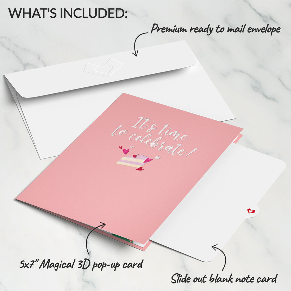 It's Time to Celebrate Birthday Pop-Up Card