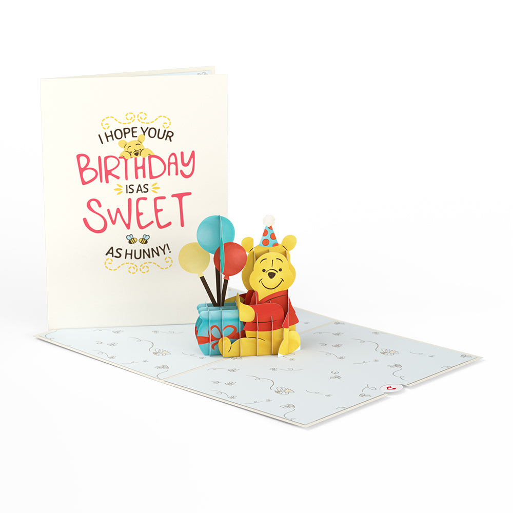 Disney’s Winnie The Pooh Sweet as Hunny Birthday Pop-Up Card