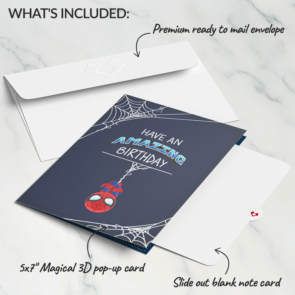 Marvel's Spider-Man Amazing Birthday Pop-Up Card