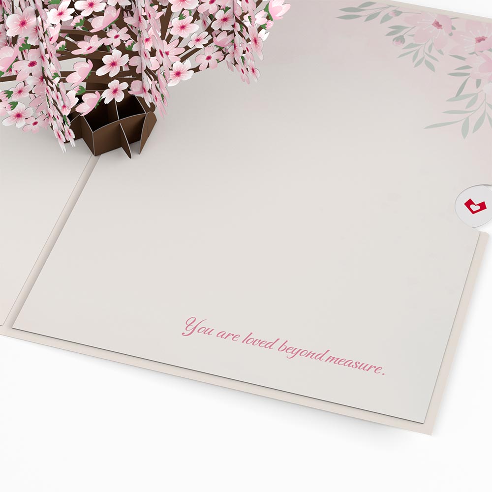 To My Grandma Cherry Blossom Tree Pop-Up Card