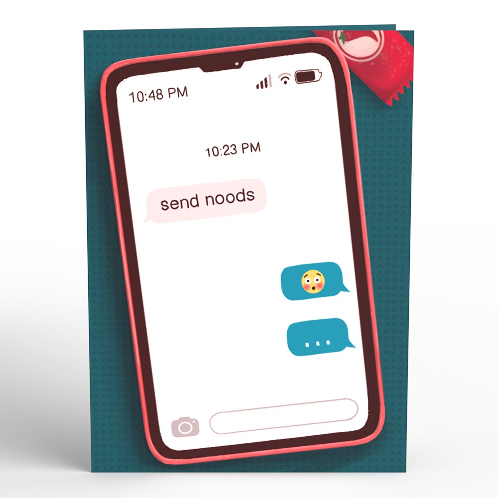 Send Noods Spicy Pop-Up Card