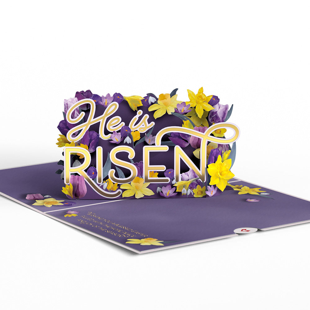 Easter He is Risen Pop-Up Card