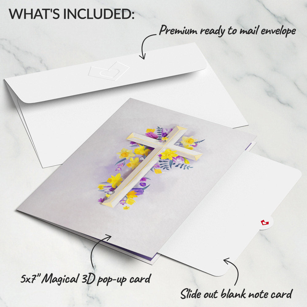 Easter He is Risen Pop-Up Card