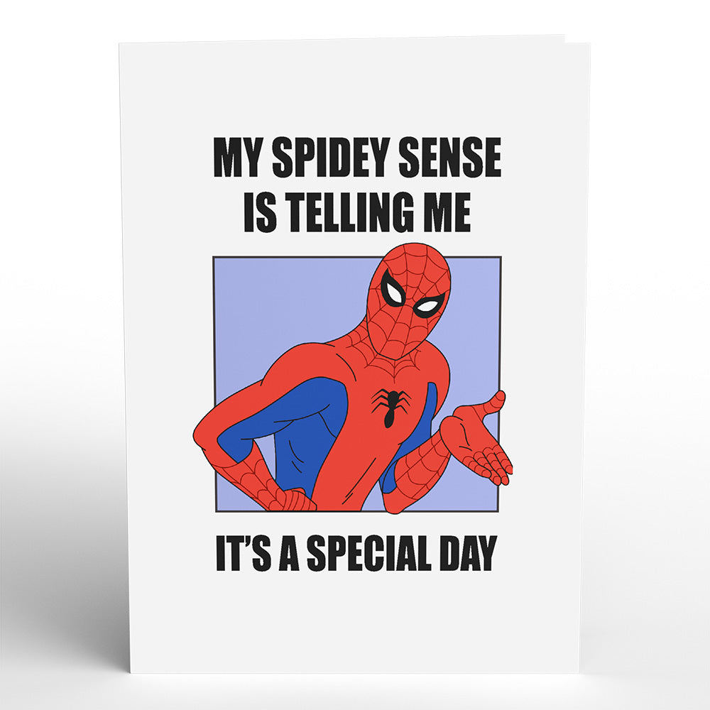 Marvel Spider-Man Spidey Sense Birthday Pop-Up Card